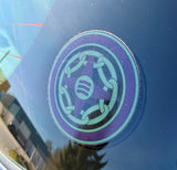 Klistermærke med Ex-Table logo.